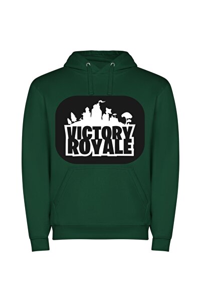 iLovePrints Fortnite's Glorious Victory Emblem Φούτερ με κουκούλα σε χρώμα Πρ...