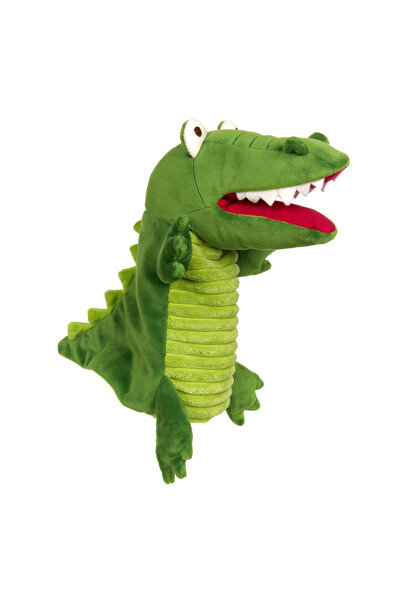 Sigikid Marionetă de pluș crocodil, mascotă, jucărie de teatru pentru copii