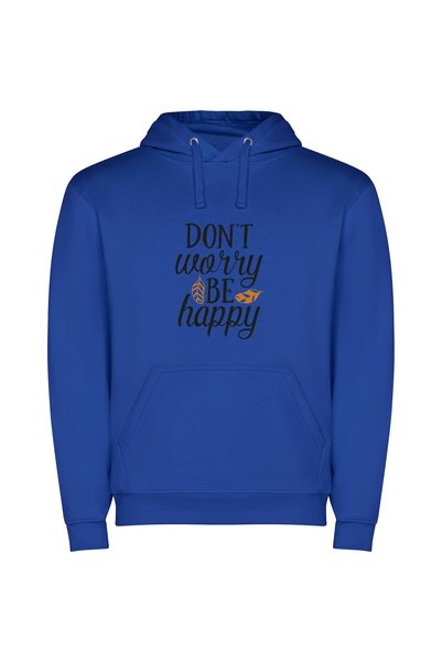 iLovePrints Blissful Harmony in HD Φούτερ με κουκούλα σε χρώμα Μπλε