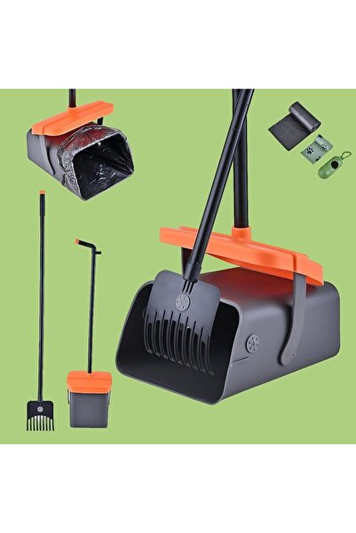 JCB CHIC مجرفة JCB_CHIC لجمع فضلات الكلاب بمقبض طويل 46 بوصة مع مانع للروائح ...