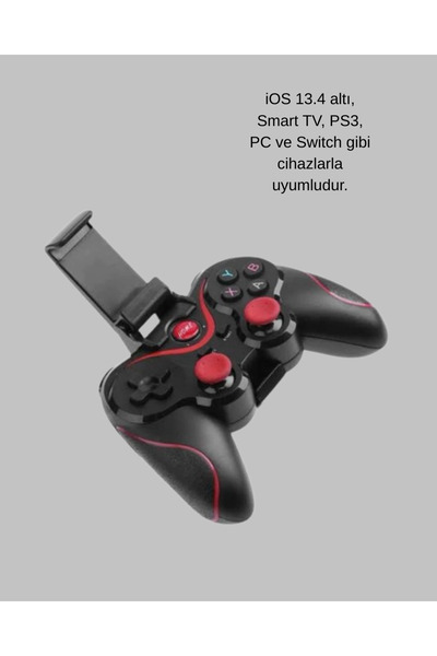 ZERO LAND KMRSFRES Bluetooth Kablosuz Oyun Kumandası – Android, iOS, (12153) PC Uyumlu