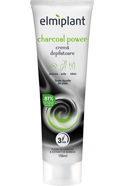 OEM Cremă depilatoare cu cărbune pentru toate tipurile de piele, 150 ml