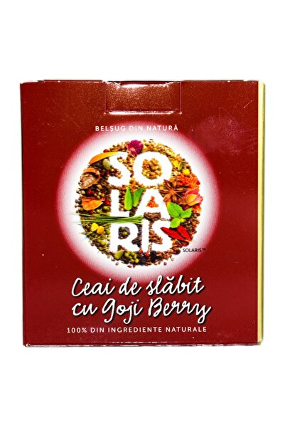 SOLARIS Ceai de slabit cu Goji Berry, , 20 plicuri