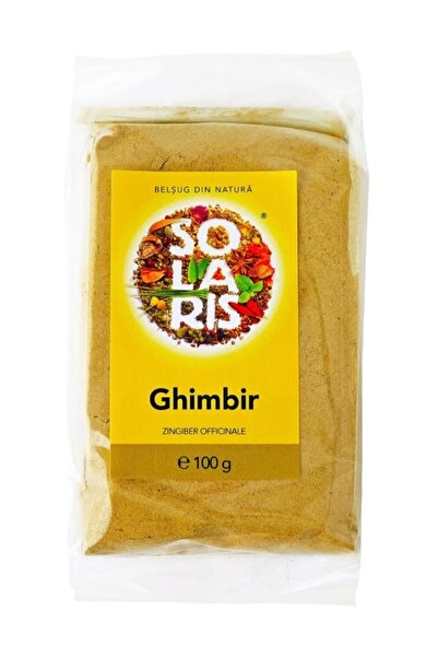 Solaris Plant Ghimbir (Zingiber officinale) pulbere, fara aditivi, arome sau ...