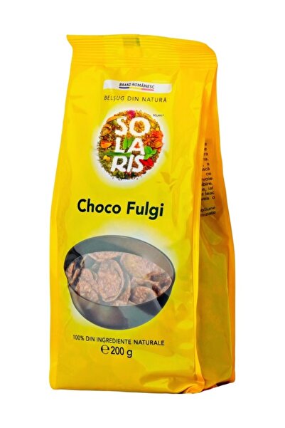Solaris Plant Fulgi de porumb cu cacao "Choco flakes", vegan 100% , 200g