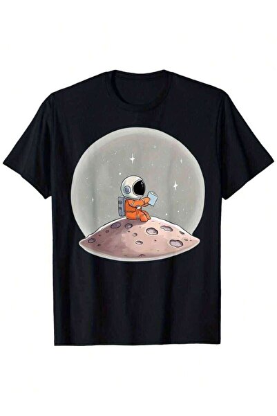 LİNA06 تي شيرت STEM Teacher Astronaut Reading Space Science مناسب للرجال والن...