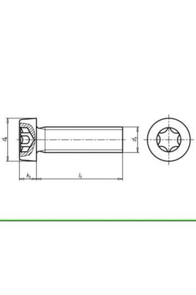 Würth Βίδες εξάγωνες M3, TX10, ανοξείδωτος χάλυβας AISI 304, χαμηλή κεφαλή (2...