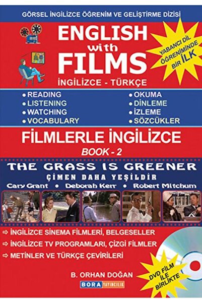 Bora Yayıncılık English with Films Book 2 (with DVD)