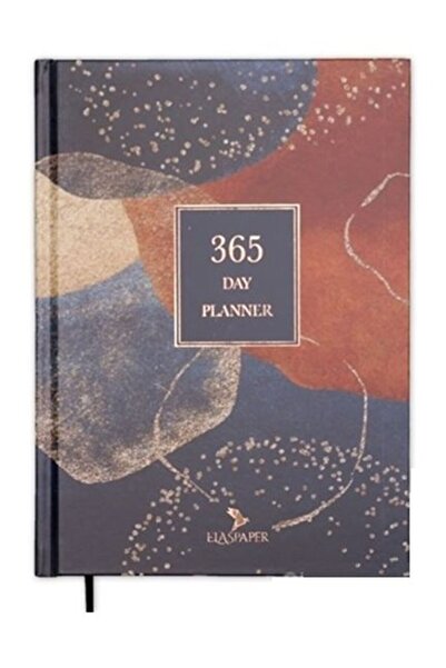 Ela's Paper Yayınları 2021 365 Day Planner -Terracotta (Hardcover)