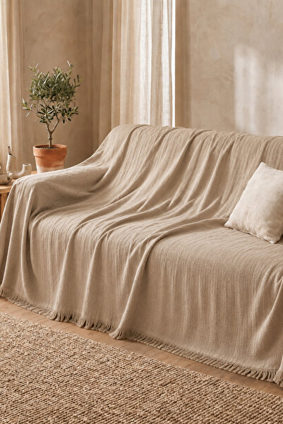 cottoncloth Cotton Non-Slip Anti-Sweat Oversized Sofa Cover Sofa Shawl Sofa Bed Cover 180X300 cm
