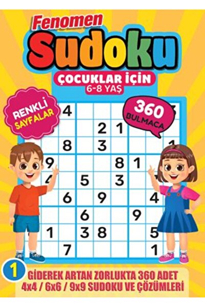 Maxi Yayıncılık Phenomenon Sudoku for Children 6-8 Years Old