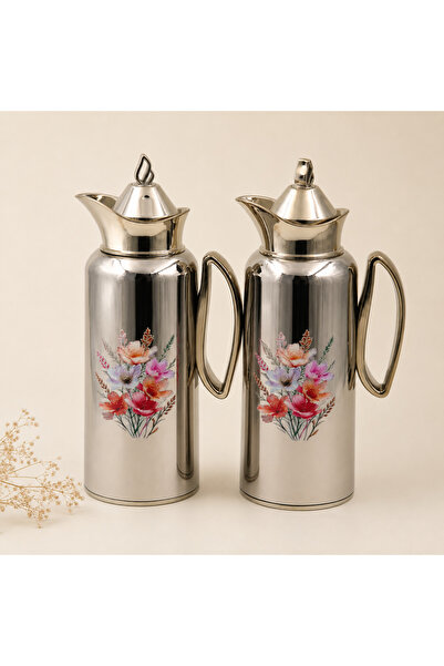 Alakhmas Floral Pattern Hospitality Sets with Separate Tea Cups and Saucers O...