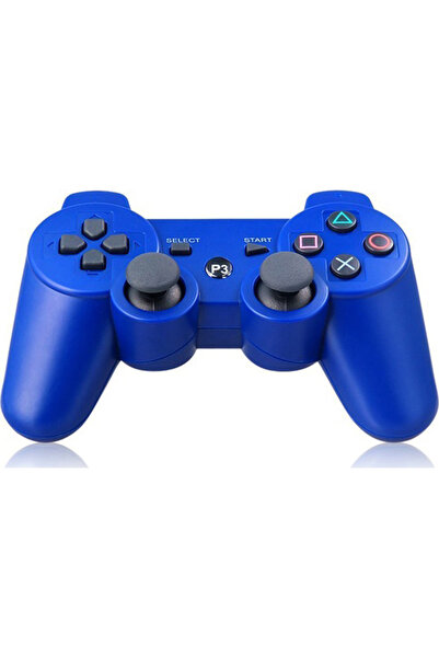 OEM Εργοστασιακό Ασύρματο Χειριστήριο Doubleshock για PS 3 Μπλε