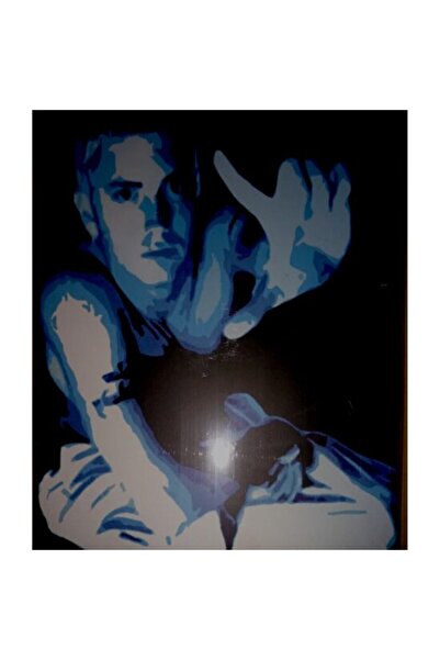 Generic (Unbranded) Placă decorativă Eminem, din lemn pictat
