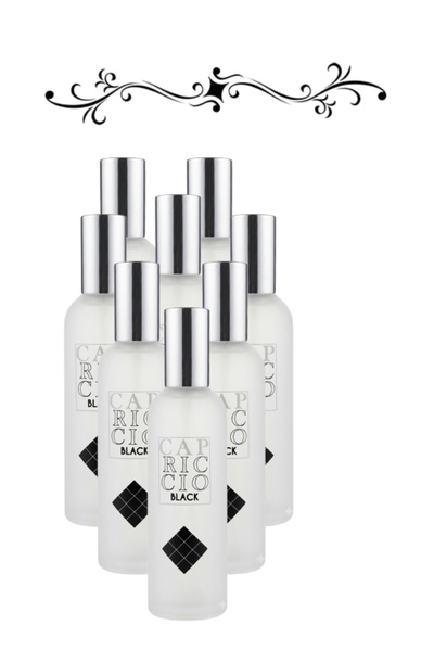 Capriccio 8 قطع عطر أسود 100 مل