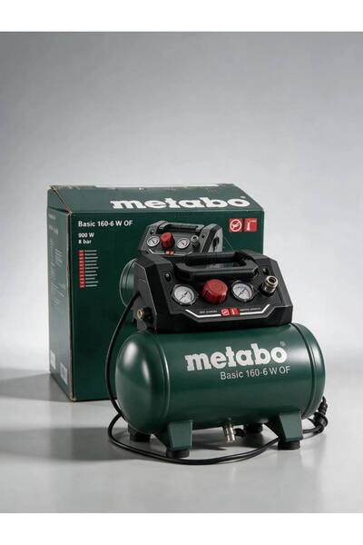Metabo Unelte de bază 160-6 W OF (601501000) – Compresor fără ulei, rezervor ...