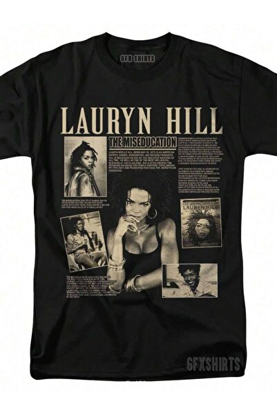 KYMC07 Lauryn Hill Tee 90s Concert Merch Vtg Graphic Design T-Shirt Boyfriend...