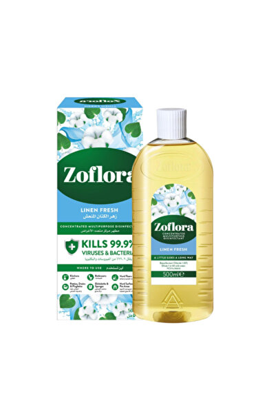Zoflora |   مطهر مركز متعدد الاستخدامات برائحة الكتان المنعشة - 500 مل