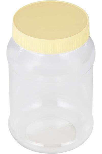ROYALFORD Round Airtight PET Jar RF11225 1000ml Set of 4 Storage Containers T...