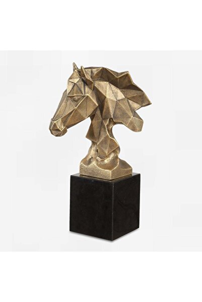 UTTERMOST تمثال نصفي لحصان منحوت