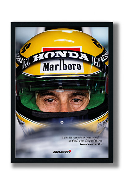 Ayrton Senna McLaren Formula 1 , F1 Tablo Poster
