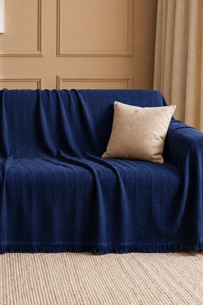 cottoncloth Husă de canapea din bumbac, anti-alunecare, anti-transpirație, de dimensiuni mari, șal pentru canapea, husă pentru canapea extensibilă 180x300 cm