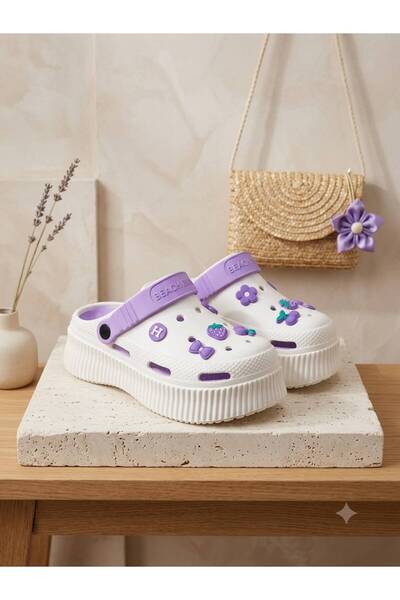 mikam Orthopedic High-Sole Women's Closed Cros Stone-Accented Slippers Are Su...
