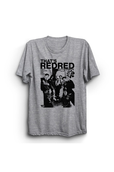 The Fame تي شيرت كورتيس That's REDRED، مطبوع عليه فرقة موسيقية K-pop، 100% قط...
