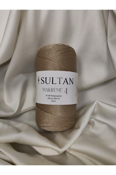 Sultan Toprak Makrome 4 Hand Knitting Yarn (1 Piece) - Color: 030