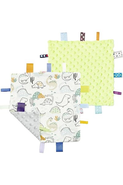 CREVENT 76x102cm Cozy Soft and Warm Mink Baby Blanket with Sherpa Backing, Pa...