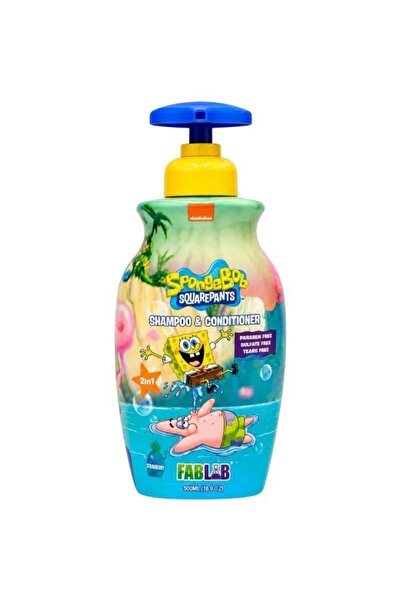 Fab lab Spongebob Kids Shampoo and Conditioner with Strawberry Scent by Fab L...
