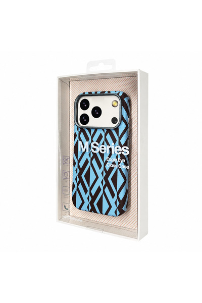 Apple iPhone 17 Pro Max Uyumlu NT-N084 Desenli Seri Arka Koruma Kılıf (Kahverengi)