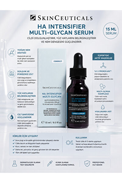 SkinCeuticals HA Intensifier Multi-Glycan Cildi Nemlendirmeye ve Dolgun Görün...