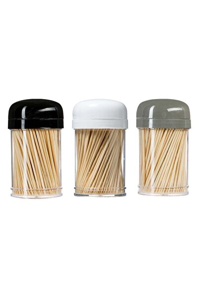 FİVE Set de 3 cutii cu 300 de scobitori din bambus