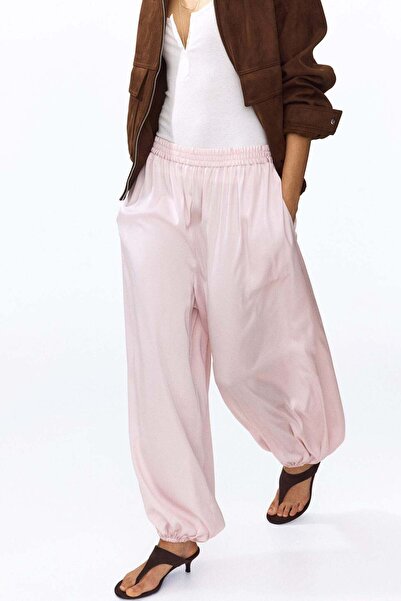 H&M Satin balloon trousers