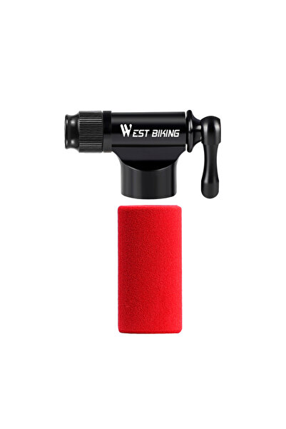 Choice1 0711061 Black WEST BIKING Mini Bicycle CO2 Pump Portable Tire Inflato...