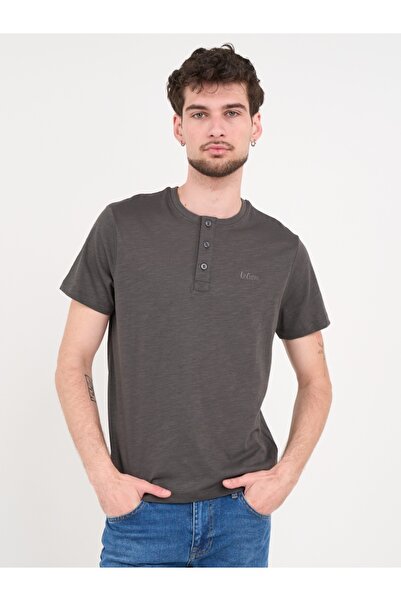 Lee Cooper - Tricou barbat cu detalii si nasturi