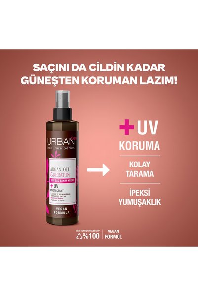 Urban Care بلسم سائل للشعر بزيت الأرغان والكيراتين 150 مل