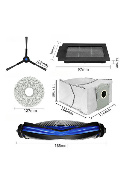 STARSTAR Compatible with Ecovacs robot vacuums, compatible with T50 Pro acces...