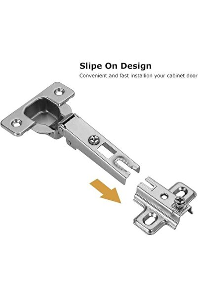 STARSTAR Two-piece kitchen door hinge cover, 110° opening angle, cabinet door...