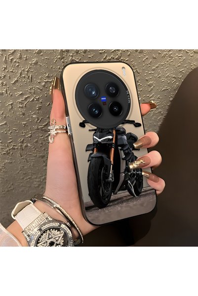 CHICASELUX Vivo X200 Pro Compatible Cool Sport Motorcycle Printed Matte Quali...