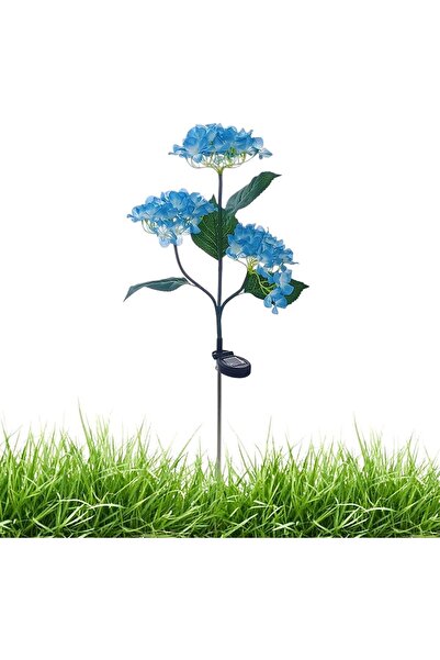 STARSTAR Solar Simulated Hydrangea Flower Light LED Solar Light Ground Socket...