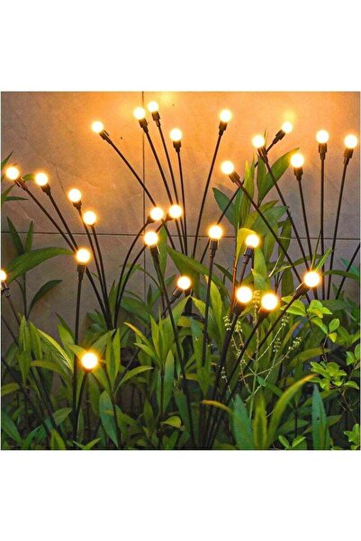 STARSTAR 4-Pack 10-LED IP65 Waterproof Solar Firefly Lights for Garden & Balc...