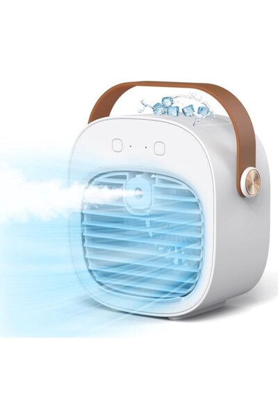 STARSTAR Portable Air Conditioner and Humidifier 2-in-1 - Table Fan with 3 Sp...