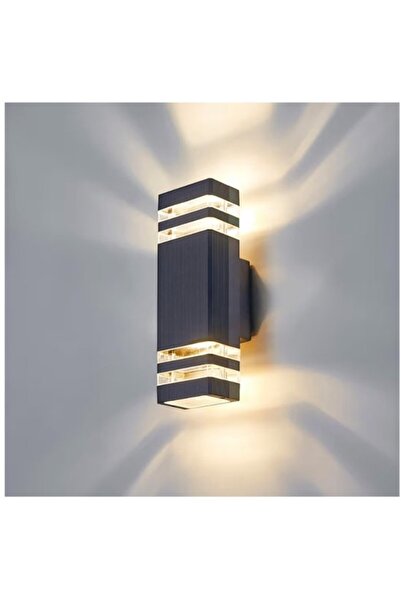 STARSTAR IP65 Anthracite Grey Outdoor Wall Light, GU10 3000K Warm White Exter...