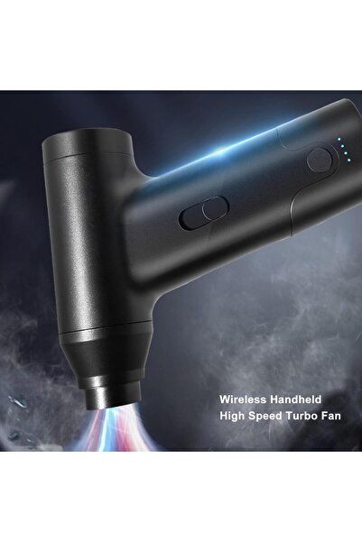 STARSTAR Dry hair dryer, mini turbo jet fan, mini turbo-powered cordless jet ...