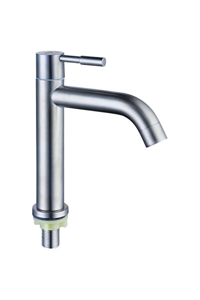 STARSTAR Single-hole 304 stainless steel basin faucet, stainless steel basin ...