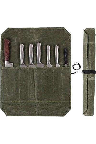 STARSTAR Folding Knife Bag Rolled Sheath Storage Chef Knife Roll-Type Case Ki...