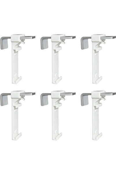 STARSTAR Roller blind clip-on brackets, 6-pack, can be installed on windows w...