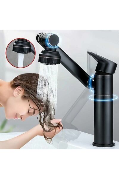 STARSTAR Basin faucet, elevated basin faucet, 360-degree rotation - hose not ...